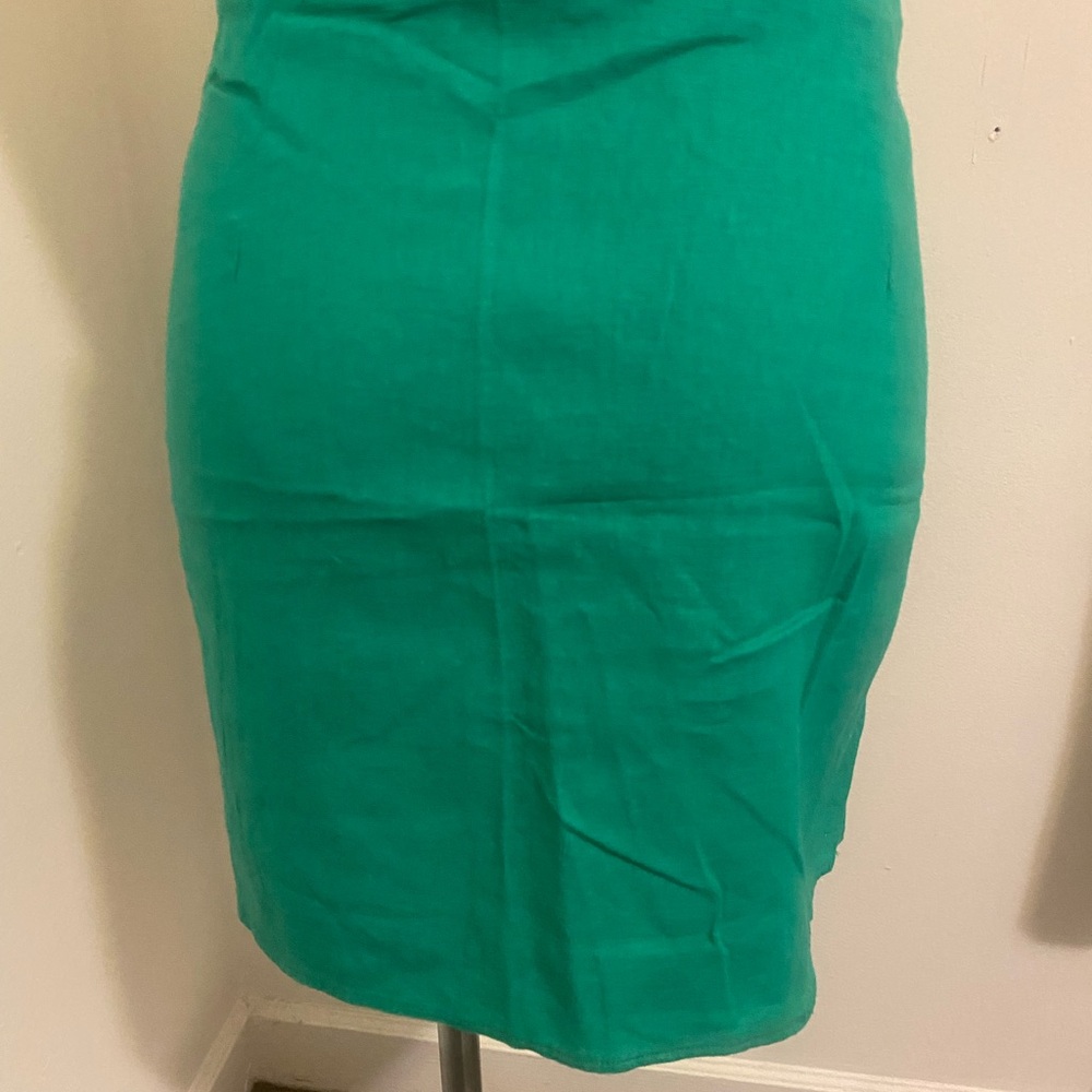 A New Day Emerald Green Knee-Length Pencil Skirt - Picture 4 of 5